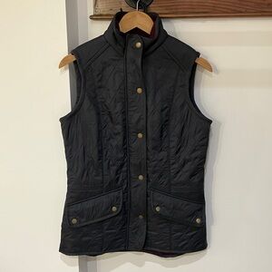 Barbour Black Quilted Women's Vest (Calvary Gilet)
